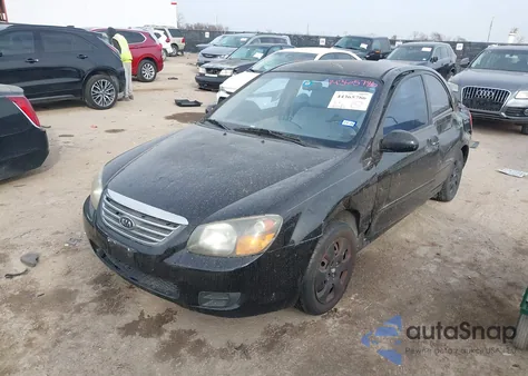 2009 Kia Spectra Lx z USA, uszkodzony, nr VIN KNAFE221295618981